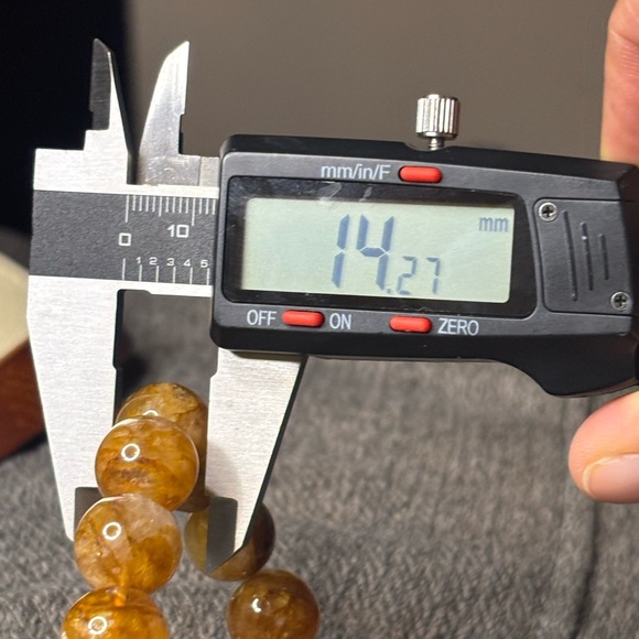 Fire Quartz Beaded Bracelet - Picture 6 of 8